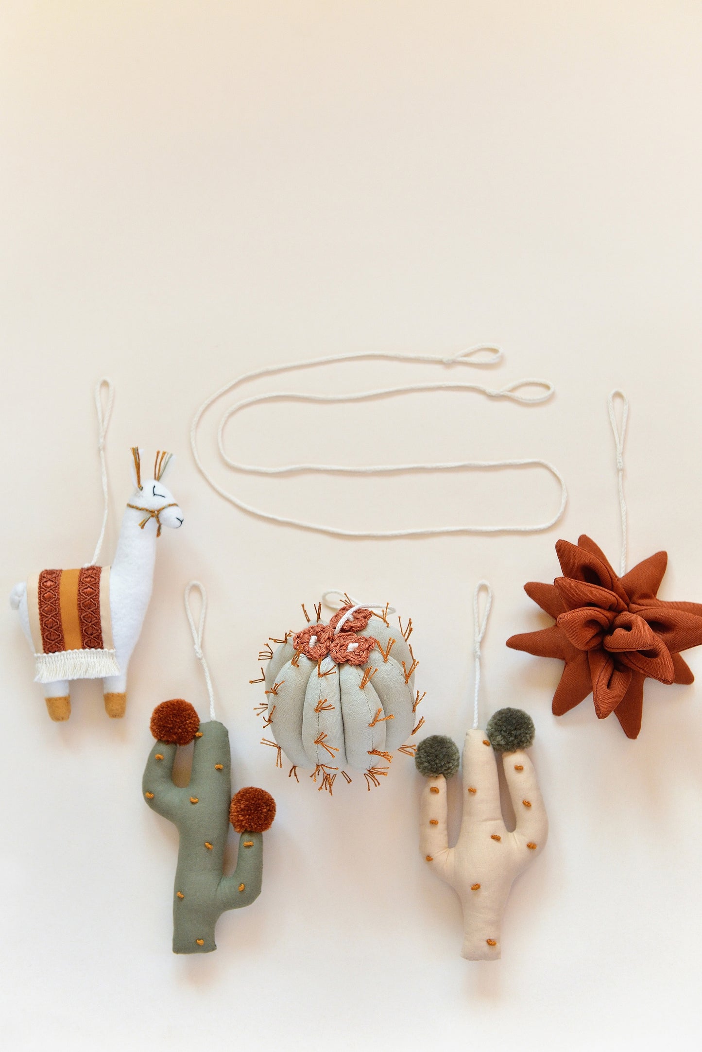 Boho Cactus Garden Handmade Garland