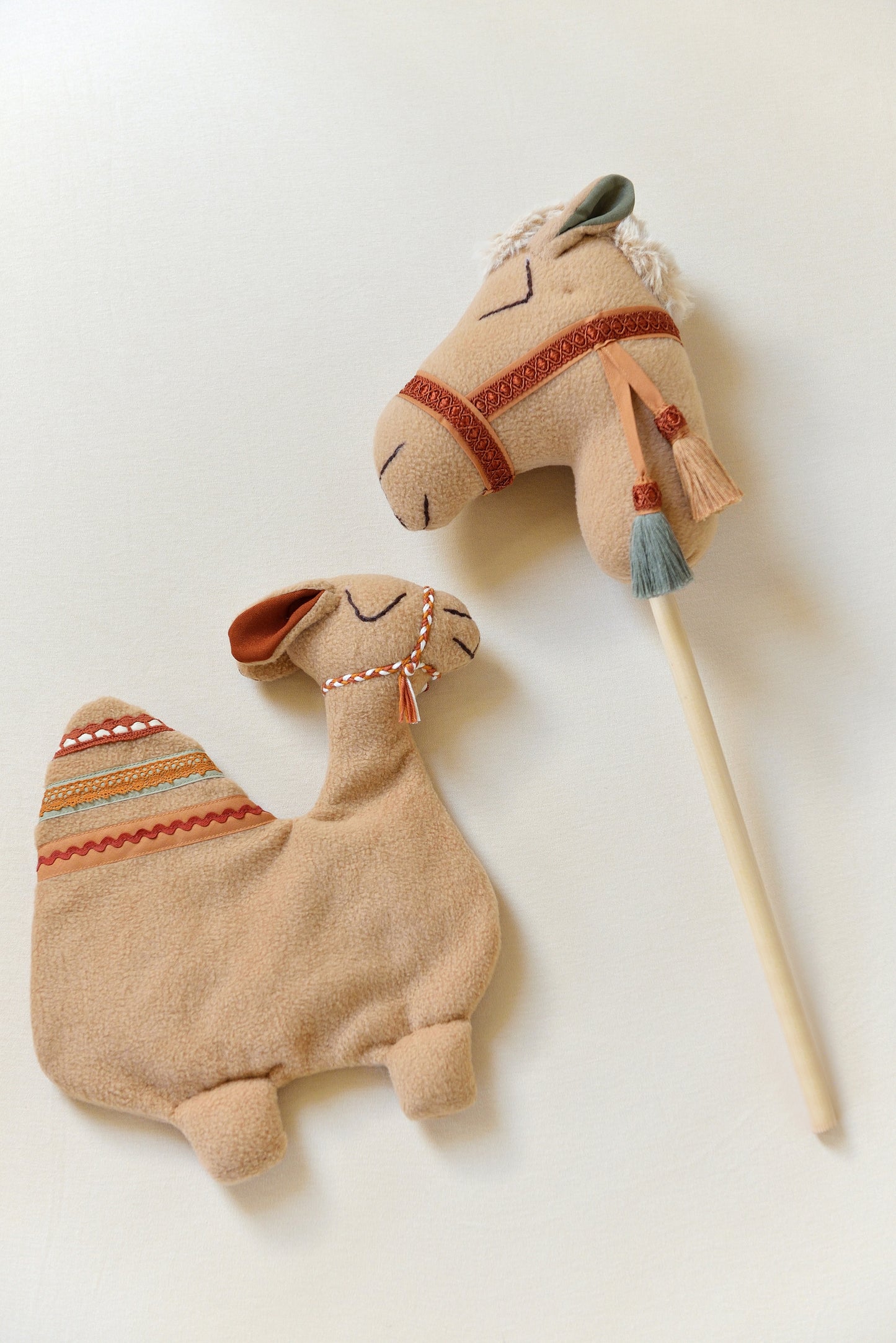 Camel Boho Kids Pretend Play Toy and Lovey Set