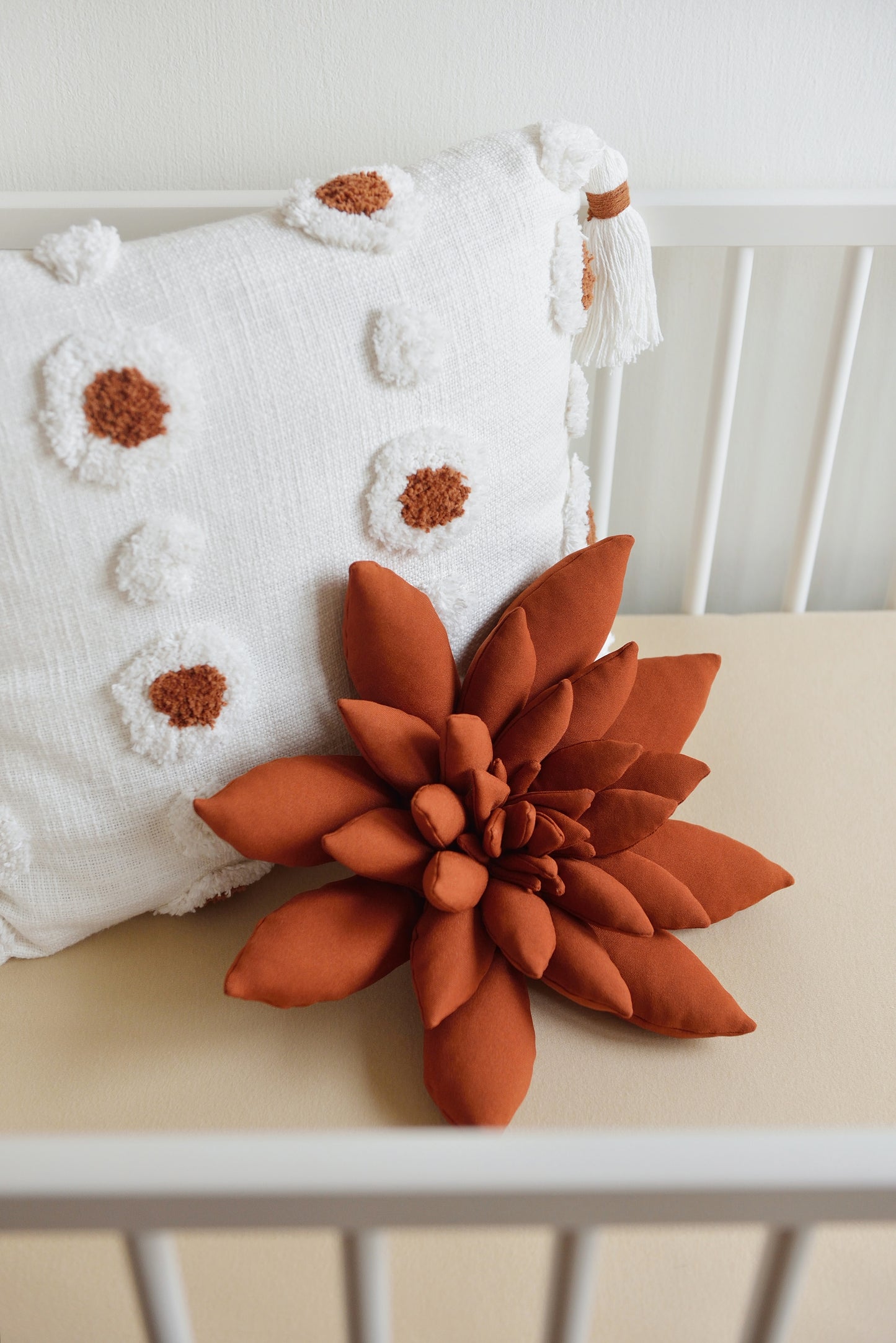 Rust Succulent Pillow