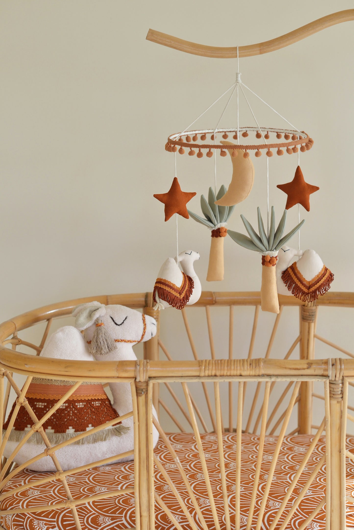 Sunset, the Camel - Handmade Boho Decor Pillow