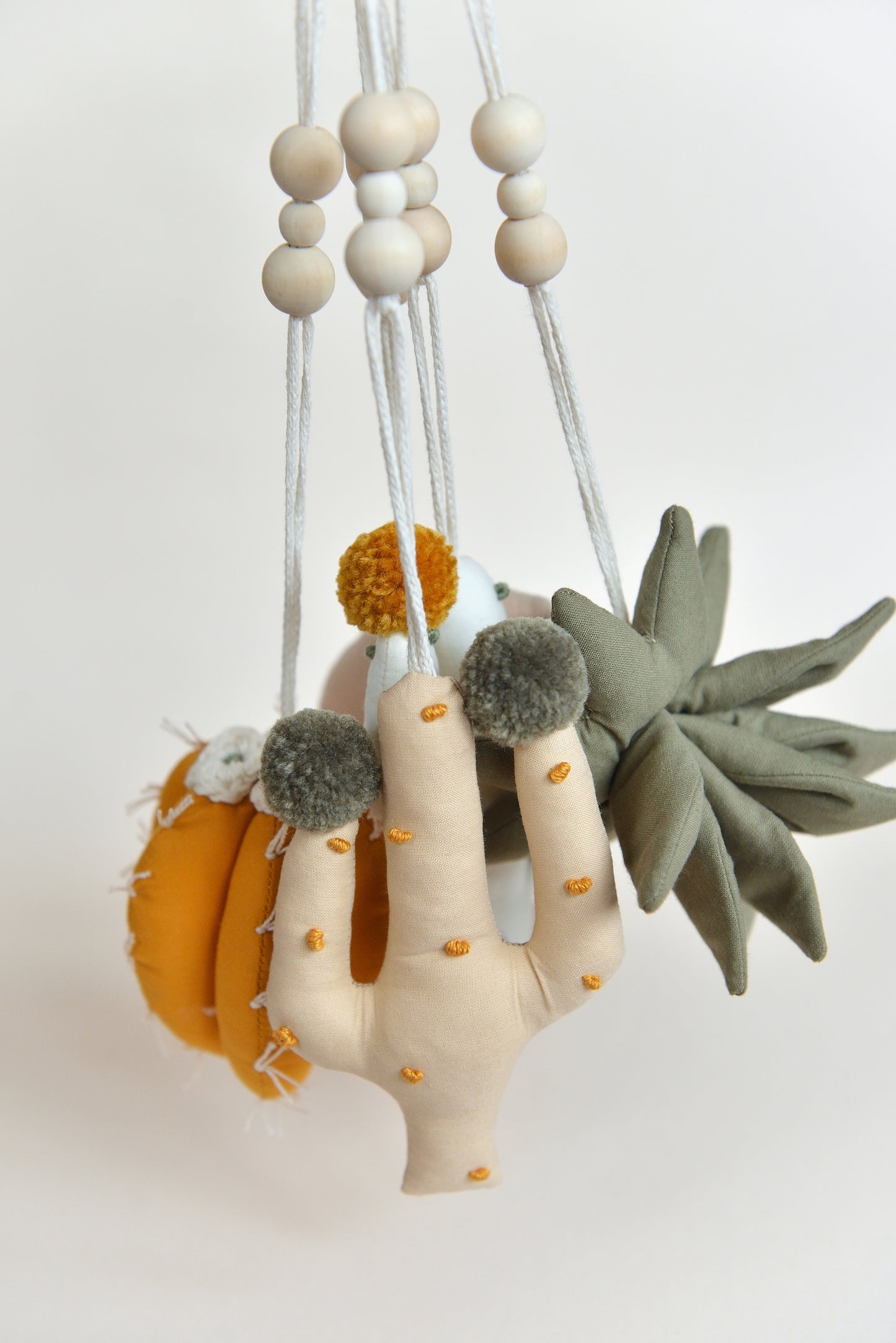 Moonlit Cactus Boho Baby Play Gym Toys