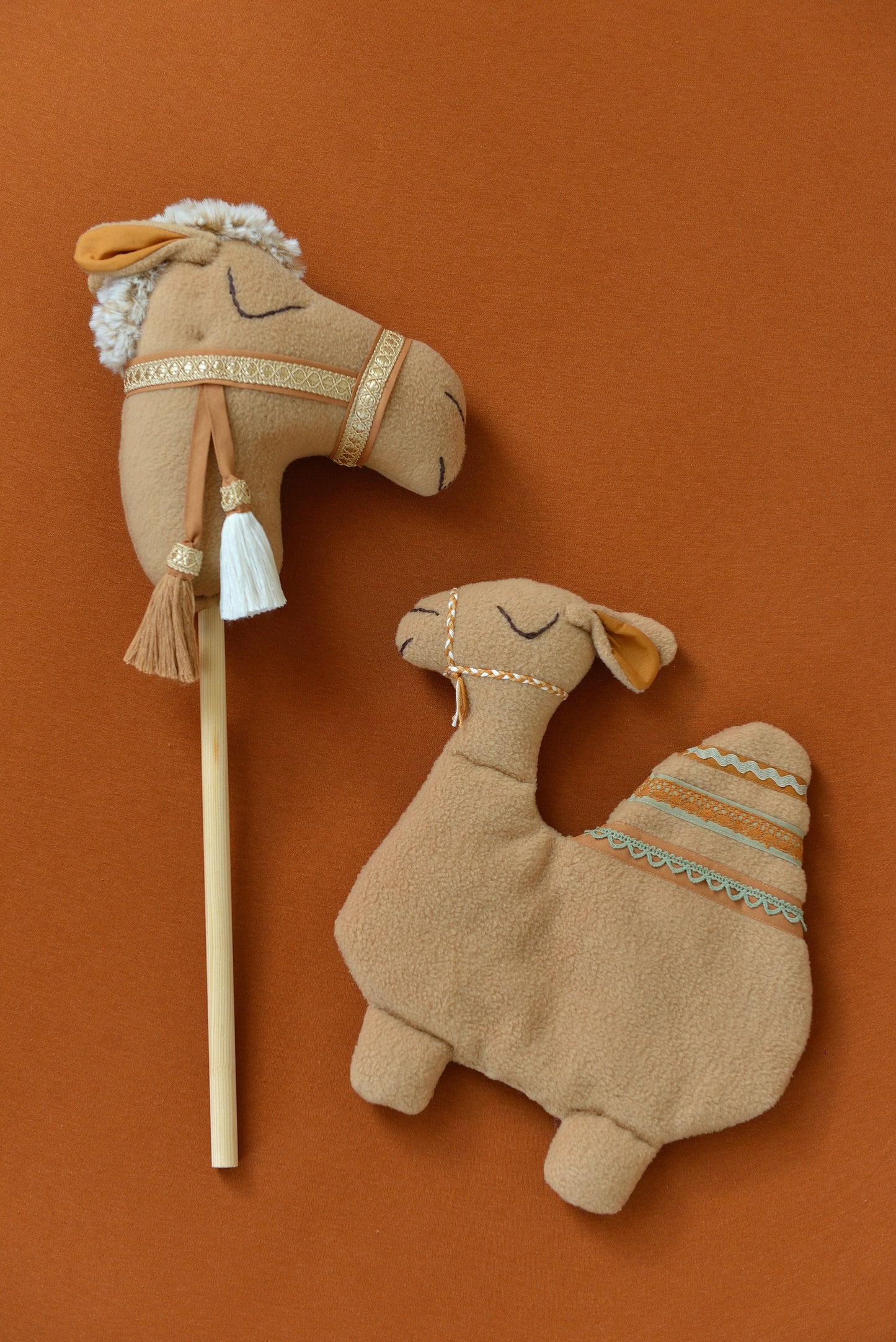 Camel Boho Kids Pretend Play Toy and Lovey Set