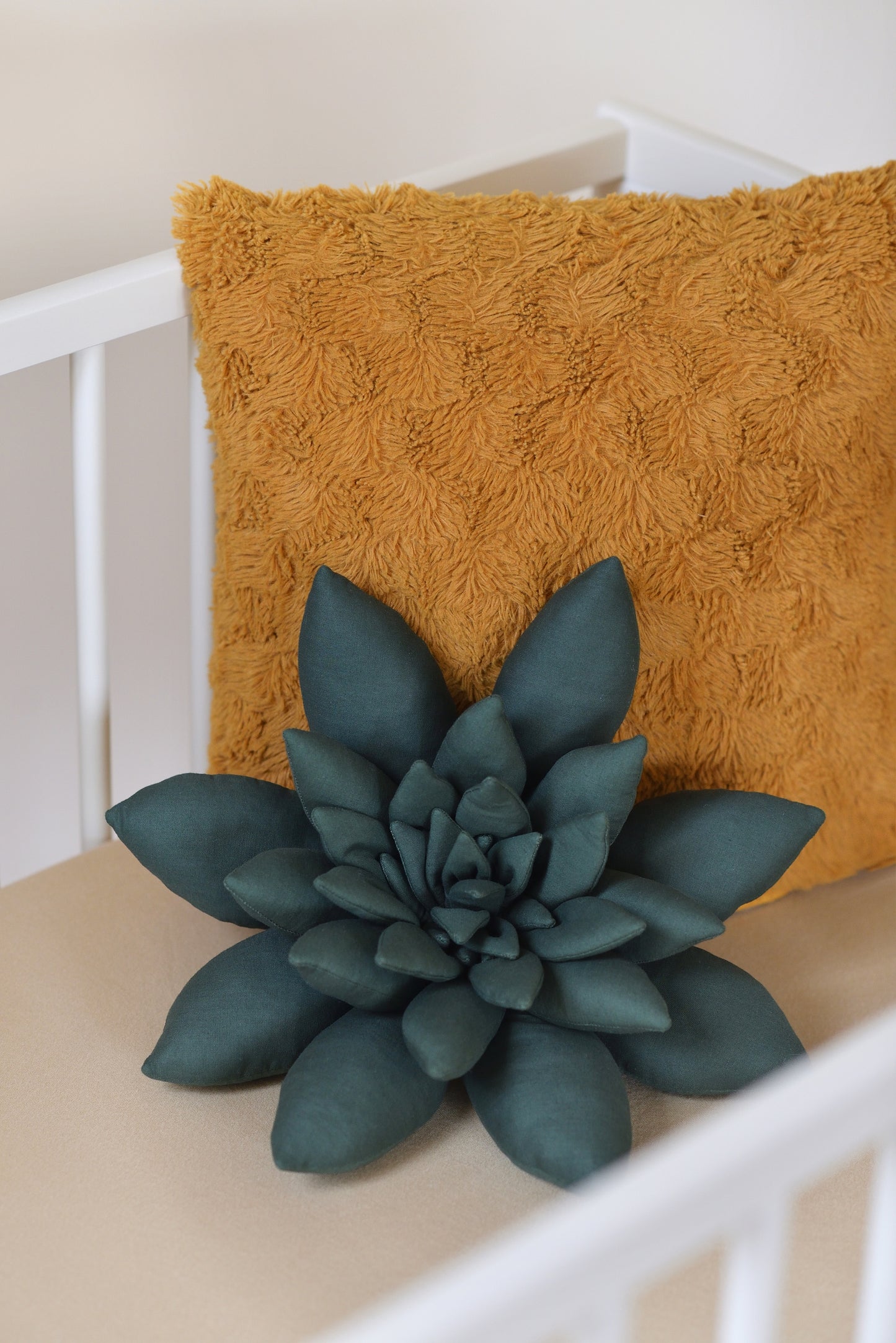 Forrest Green Succulent Pillow