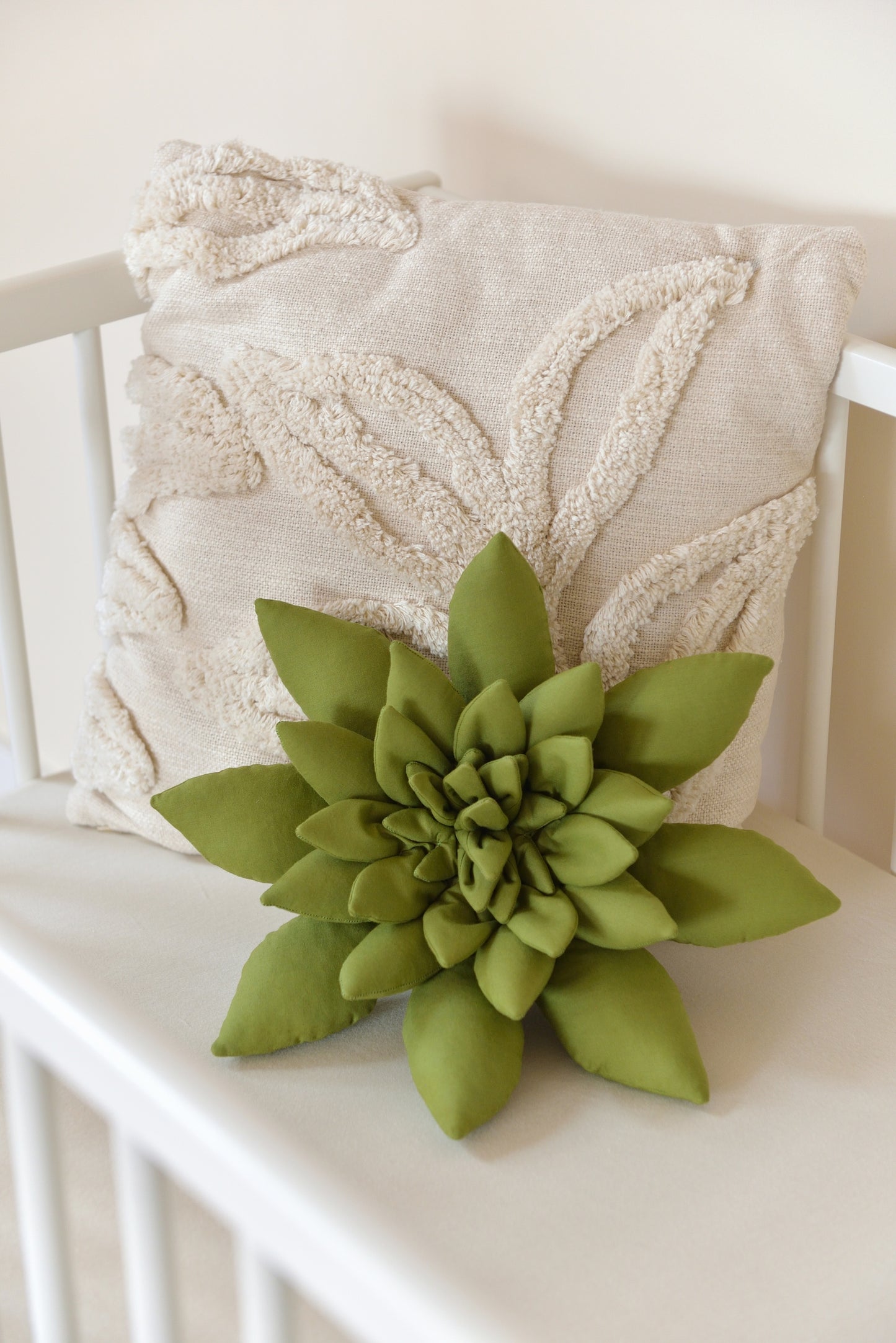 Green Succulent Pillow