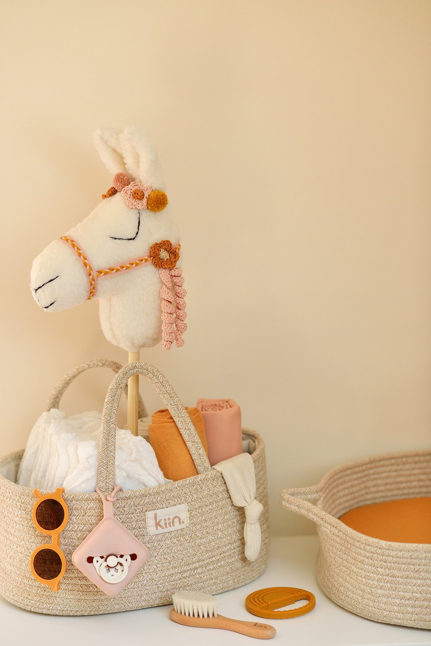 Bloom, the Llama - Handmade Boho Kids Photo Prop