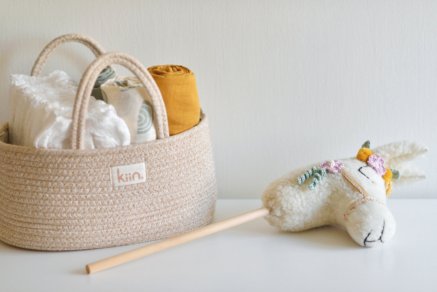 Lily, the Llama – Handmade Boho Kids Photo Prop