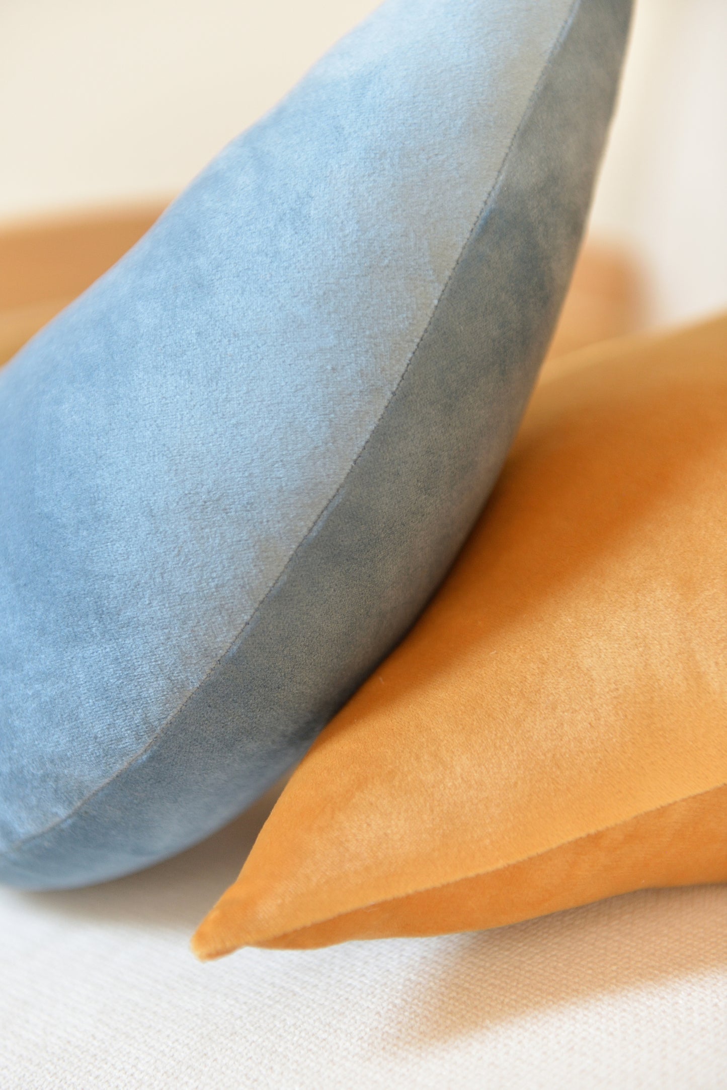 Moon and Star Velvet Decor Pillow