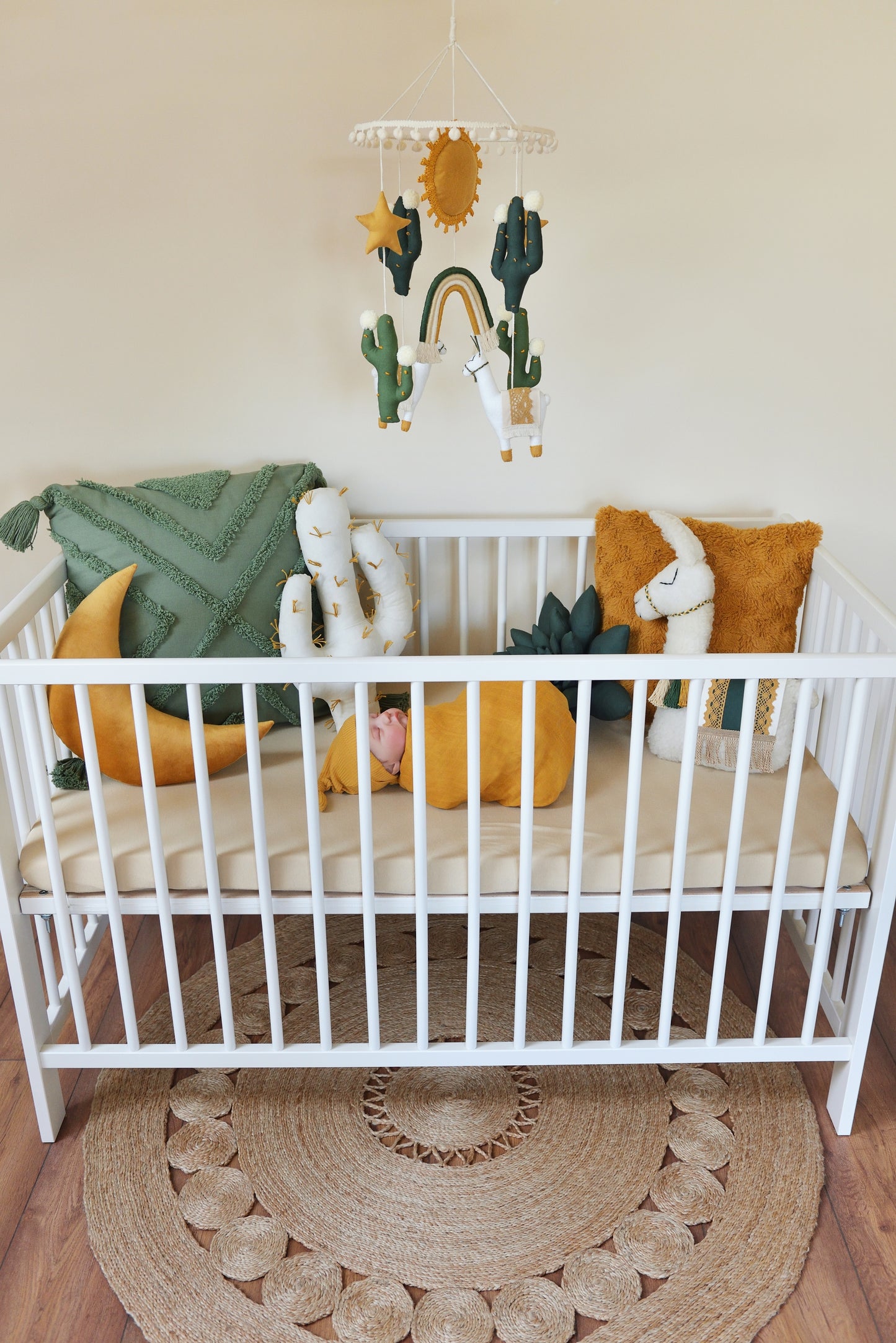 Andes, the Llama - Handmade Boho Decor Pillow