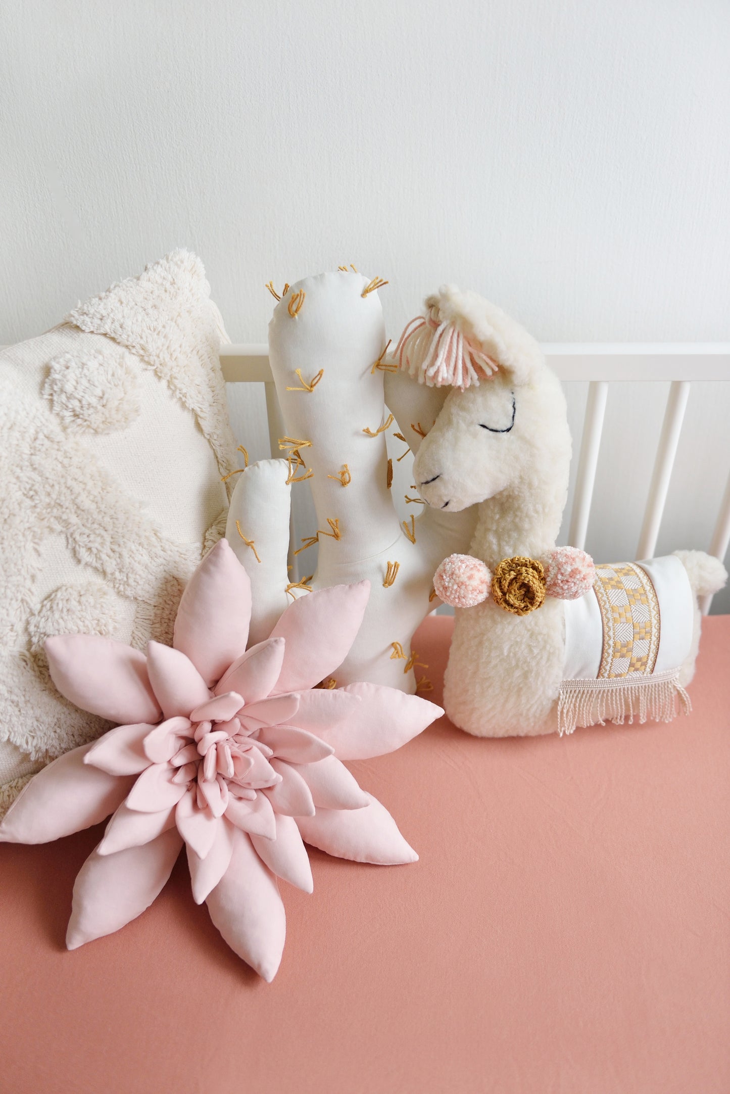 Pastel, the Llama - Handmade Boho Soft Toy