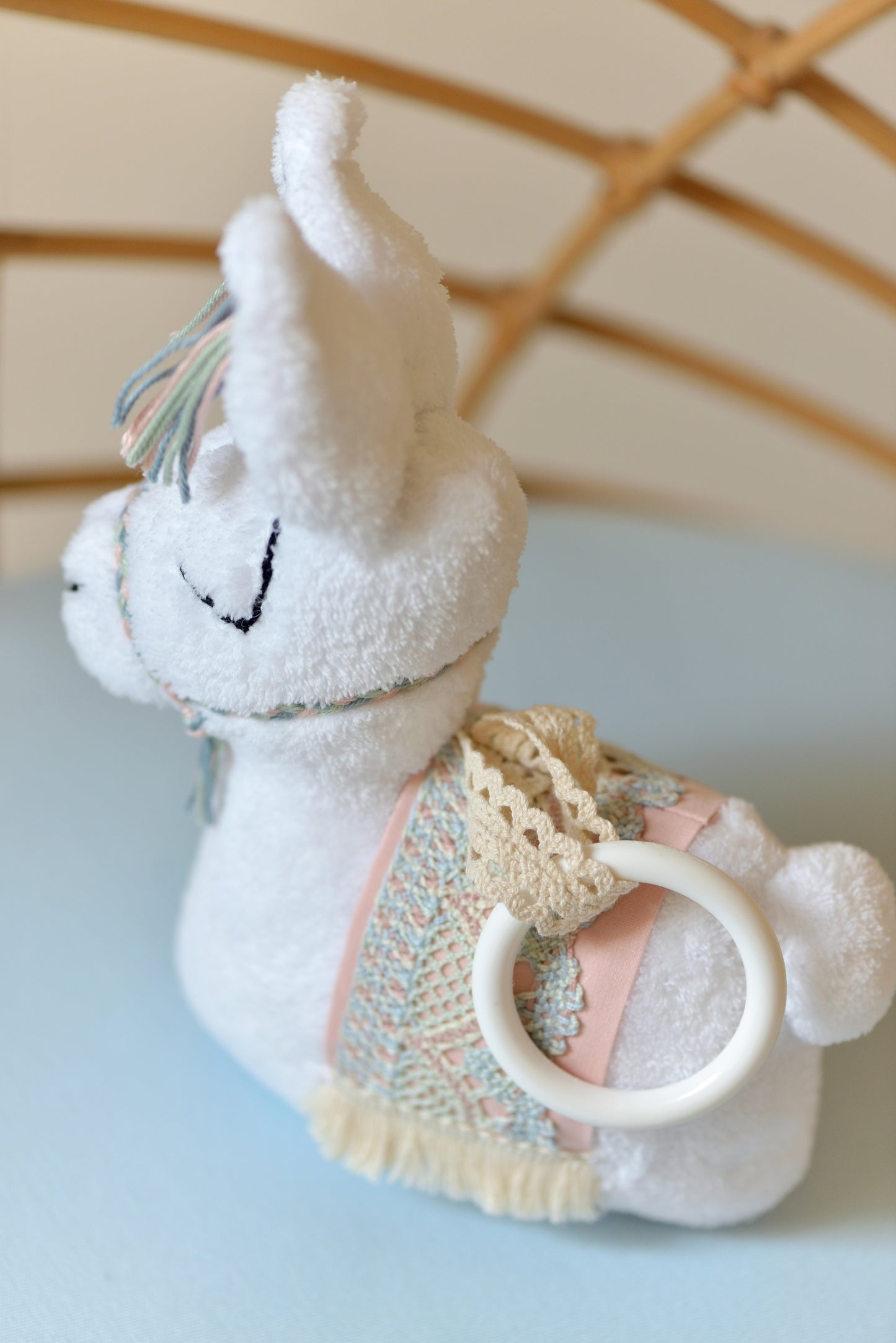 Baby Llama Sensory Rattle Toy