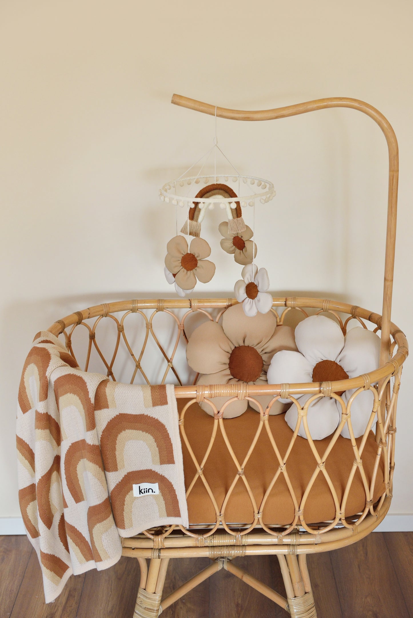 Earthy Rainbow and Daisy Nursery Decor Bundle