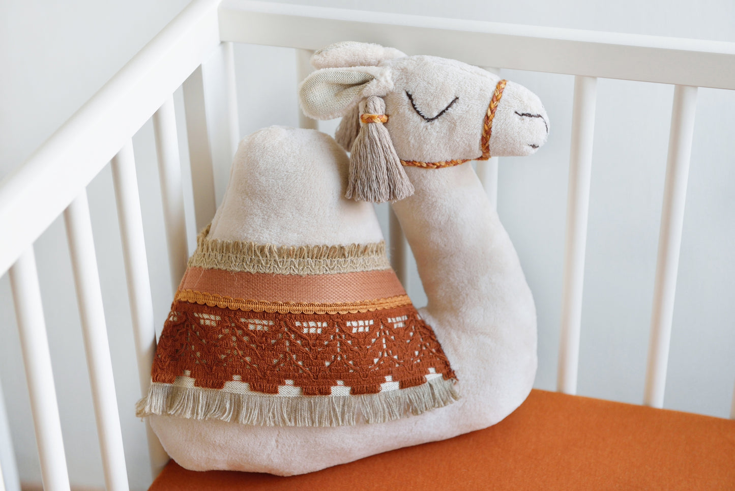 Sunset, the Camel - Handmade Boho Decor Pillow