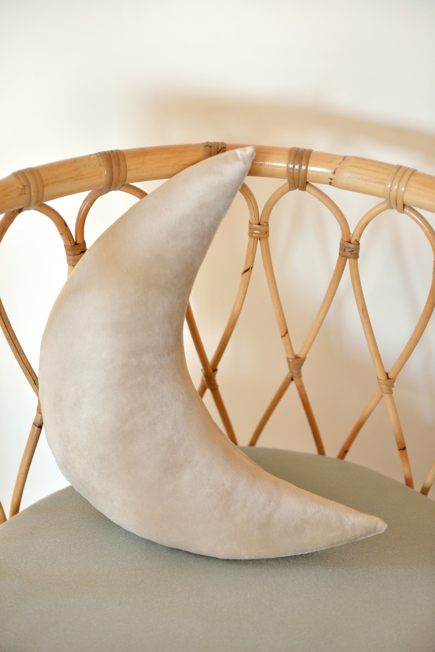 Moon Velvet Decor Pillow