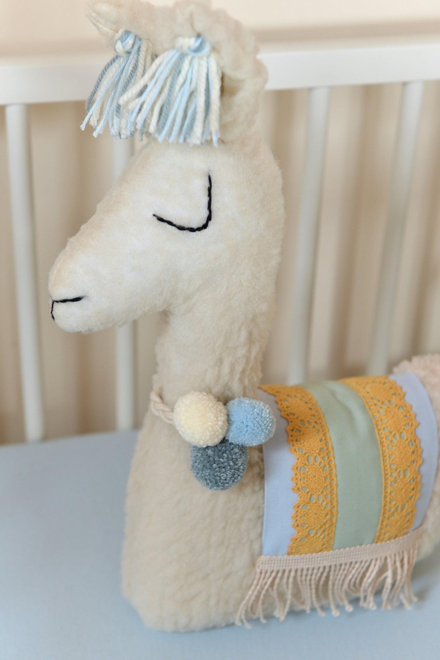 Dreamy Llama, Moon and Cactus Boho Decor Pillow Set