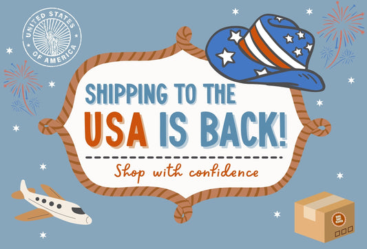 Shipping To The USA Is Back!