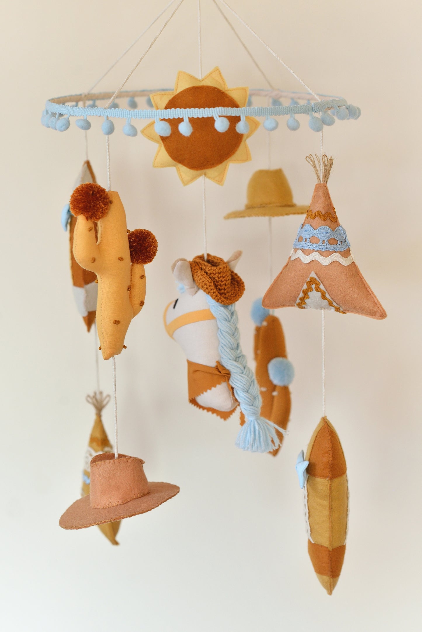 Sunny Day for a Rodeo Nursery Mobile