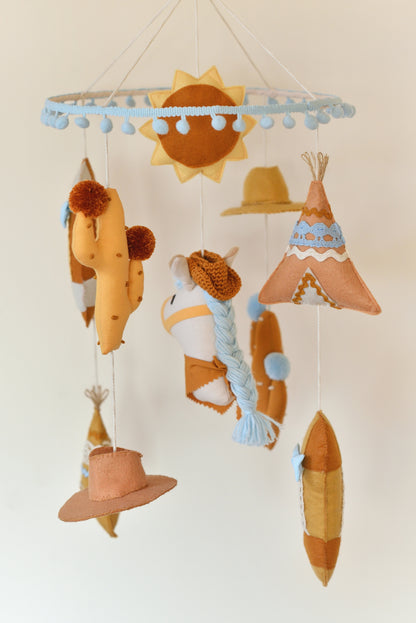 Sunny Day for a Rodeo Nursery Mobile