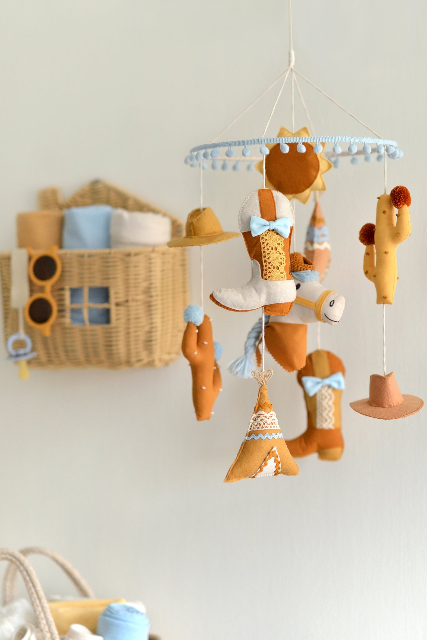 Sunny Day for a Rodeo Nursery Mobile