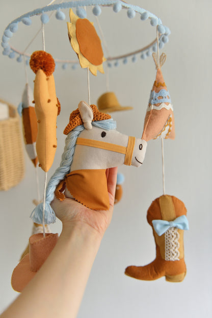 Sunny Day for a Rodeo Nursery Mobile