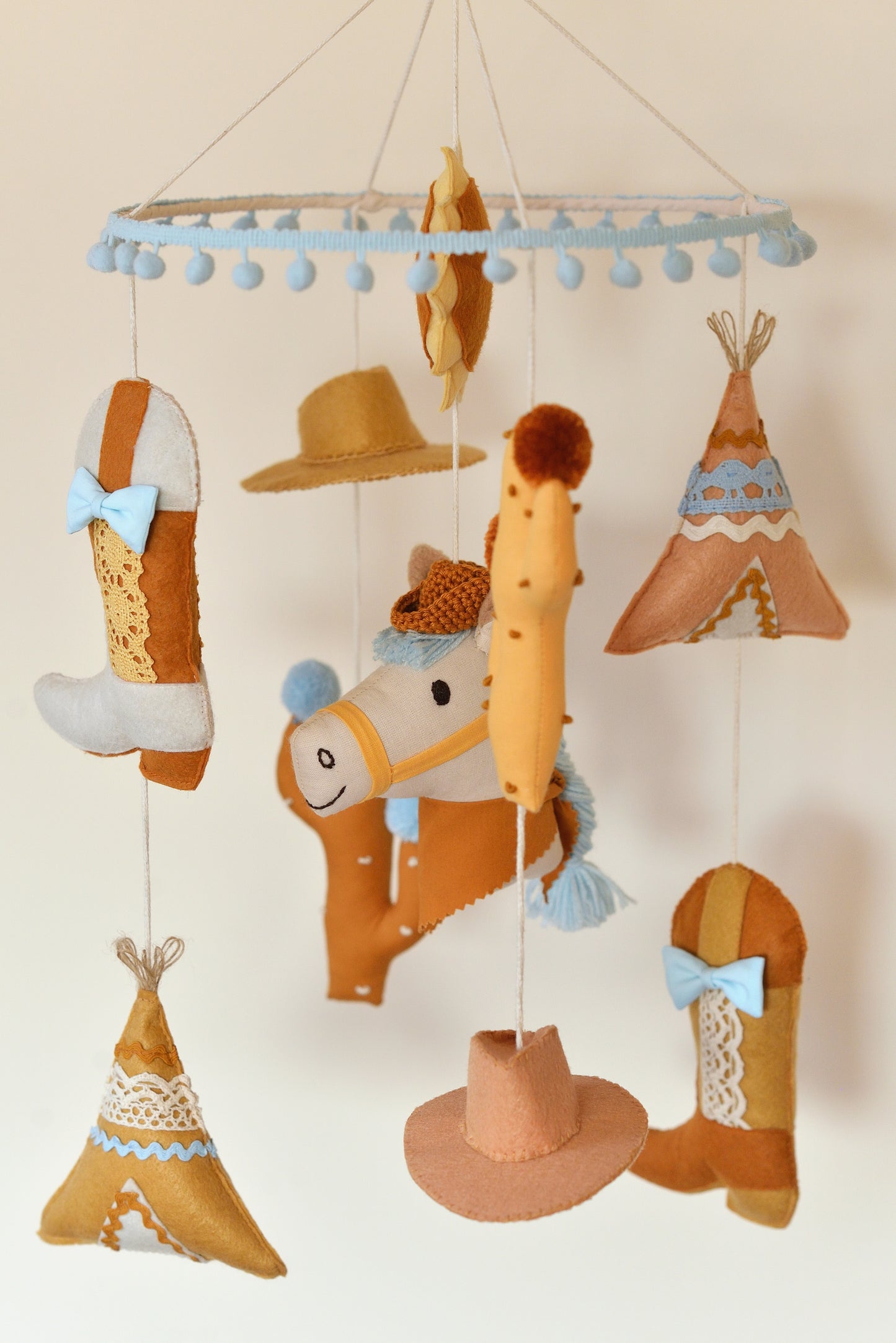 Sunny Day for a Rodeo Nursery Mobile