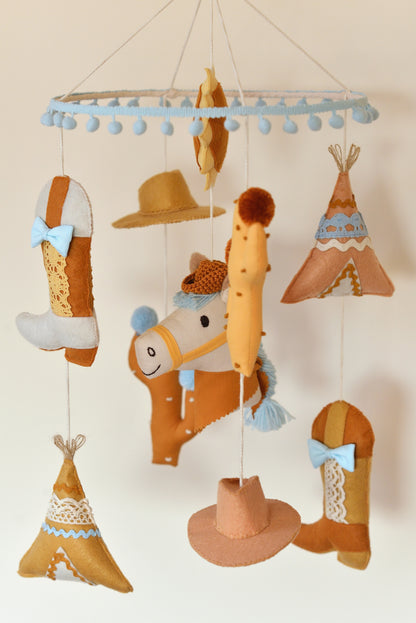 Sunny Day for a Rodeo Nursery Mobile