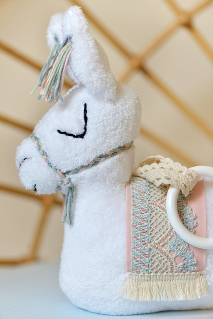Baby Llama Sensory Rattle Toy