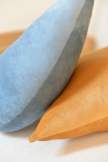 Moon and Star Velvet Decor Pillow