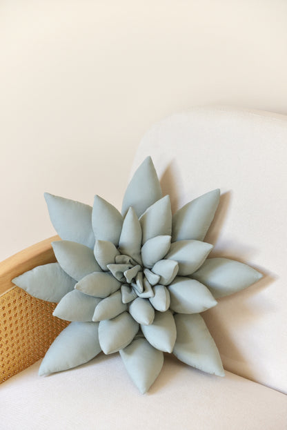 Large Succulent Boho Throw Pillow