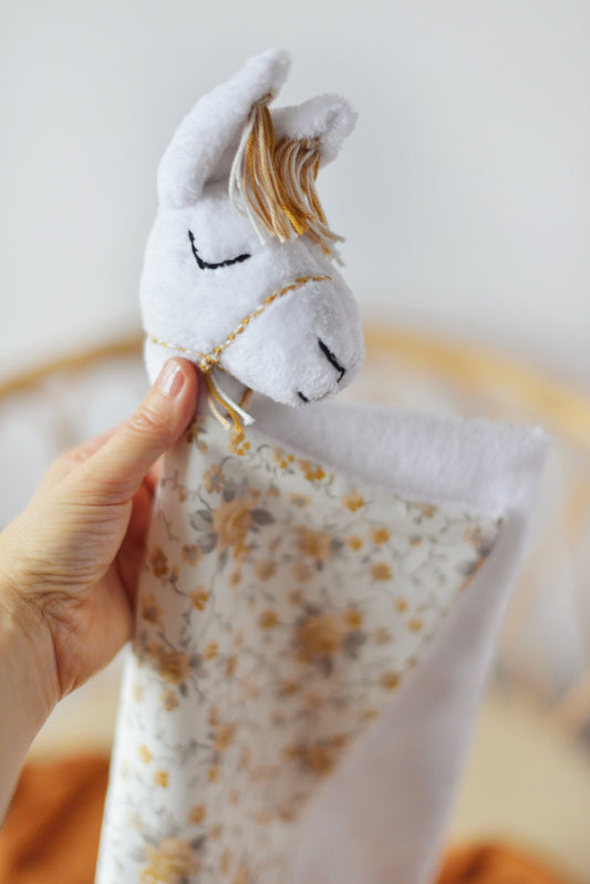 Flora, the Llama - Handmade Boho Lovey