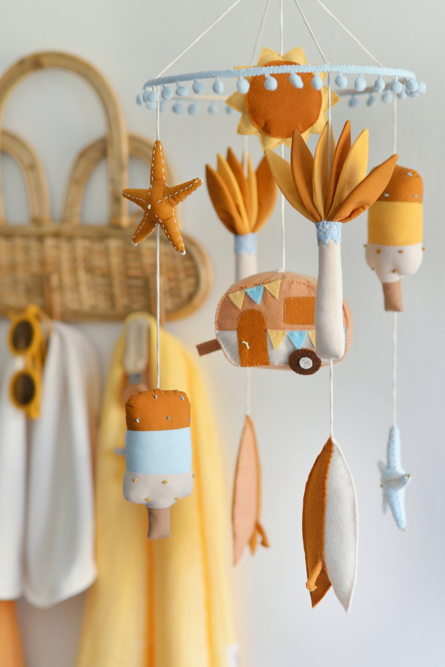 Sunny Surf Camper Dreams Nursery Mobile
