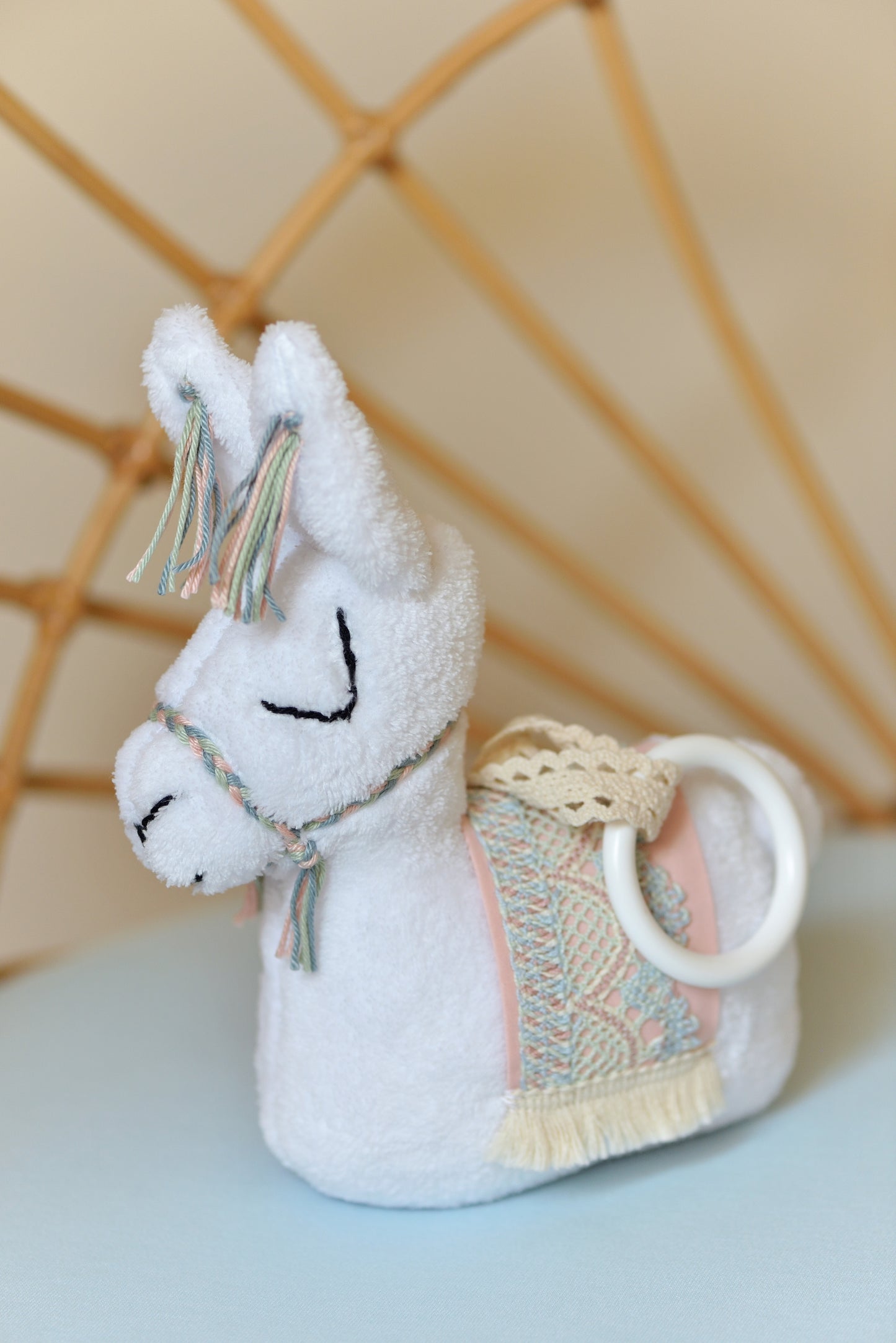 Baby Llama Sensory Rattle Toy