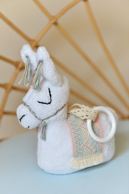 Baby Llama Sensory Rattle Toy