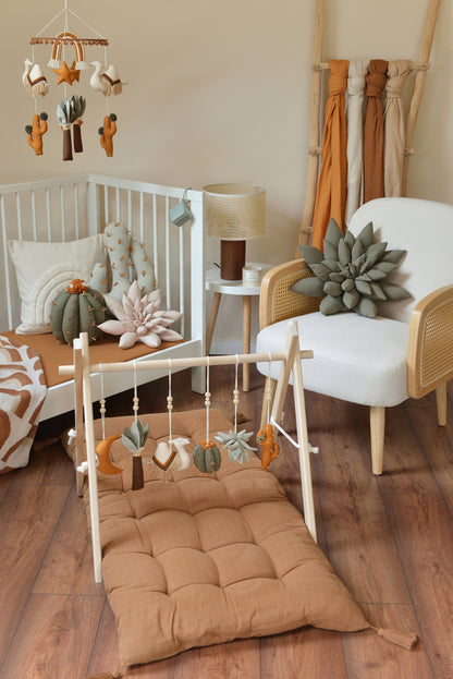 Rainbow Over the Oasis Boho Nursery Mobile
