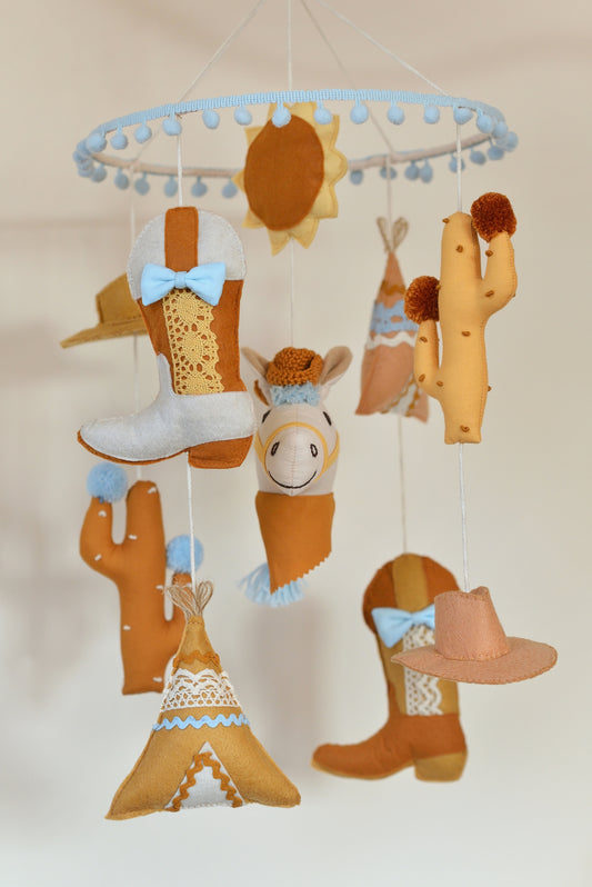Sunny Day for a Rodeo Nursery Mobile