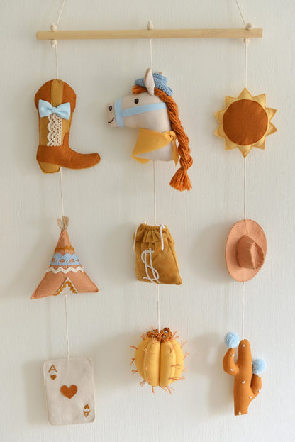 Sunny Day for a Rodeo Rod-Hanging Bunting – Cowboy Baby Room Decor
