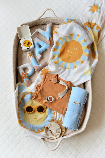 Sunny Surf PLAY Felt Banner - Handmade Coastal Playroom Wall Decor