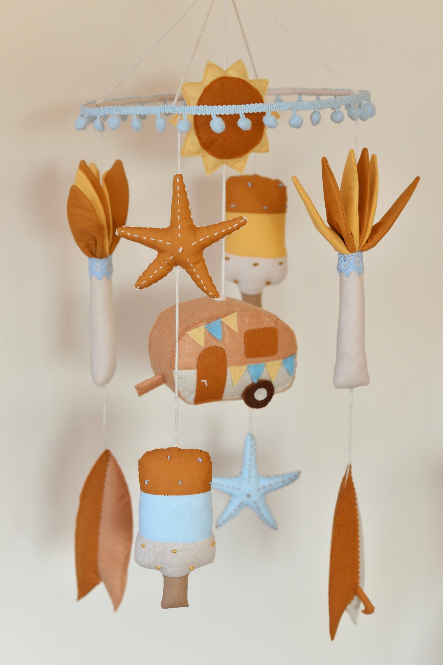 Sunny Surf Camper Dreams Nursery Mobile