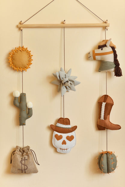Wild West Rod-Hanging Bunting – Cowboy Baby Room Decor